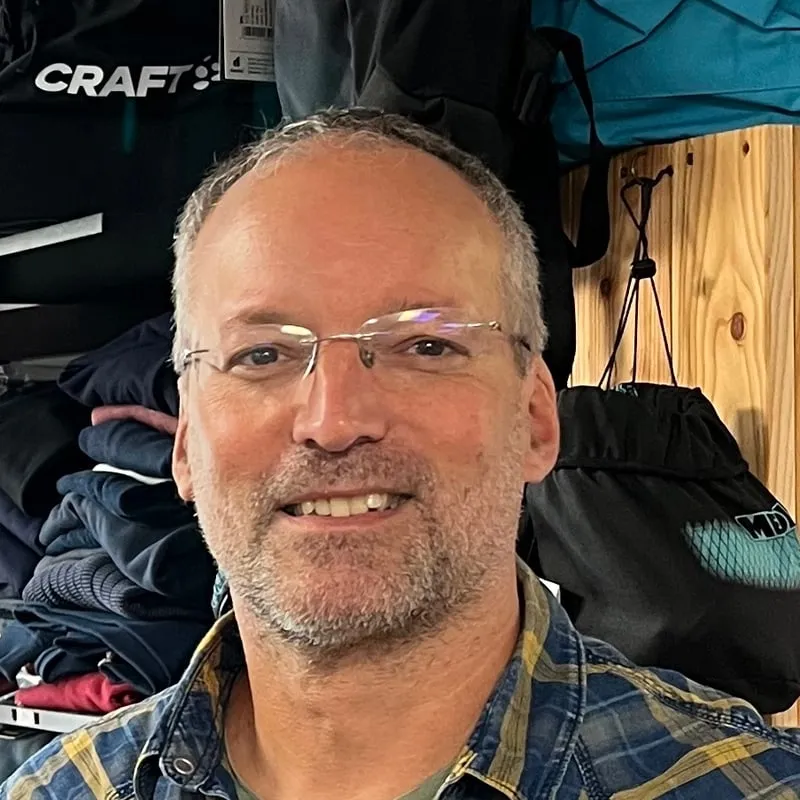 Matthias Arlt, Inhaber des Outdoor- & Sporttreff Neustadt